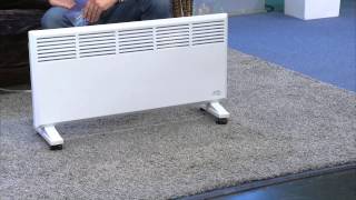 Sichler Mobiler Konvektor-Heizkörper mit Rollen, 1000 W