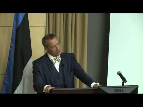 Lecture: President Ilves of Estonia "What Keeps Me Awake at Night?"