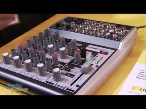 Behringer Xenyx QX1002USB, Q802USB, Q502USB, 302USB Mixers - NAMM 2012 - AudioSavings