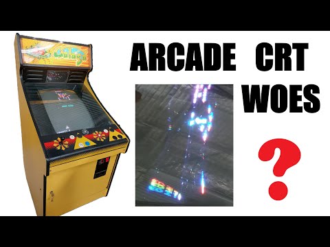 Arcade machine CRT tube repair. Aussie LAI GALAGA