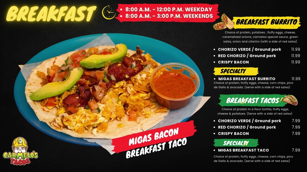 Carmelos Tacos Pantalla 3