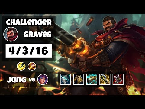 Graves vs Lillia NA Challenger JUNGLE (4/3/16) - v11.6