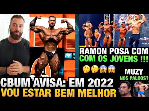 CBUM POSTA SHAPE E AVISA: EM 2022 VOU ELEVAR O NIVEL - RAMON SACADO ONTEM - MUZY NOS PALCOS ??
