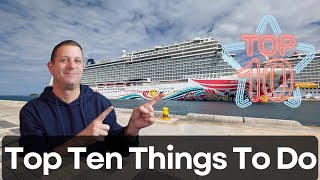 NCL JOY - Top Ten Things We Think You Should Do Onboard!