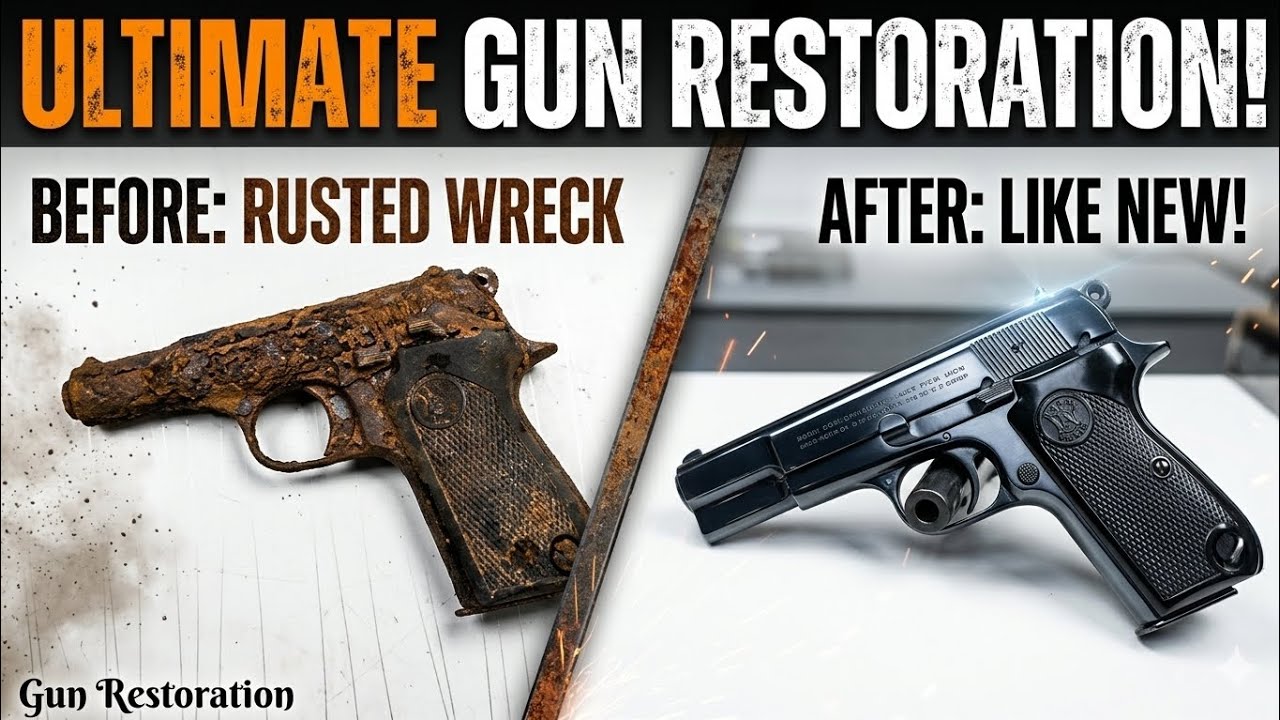 ​I Found a Rusted Relic: Antique Pistol Full Restoration | Revive Relics 