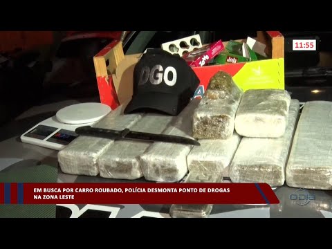 Em busca por carro roubado, Polícia desmonta ponto de drogas na zona leste 21 04 2023