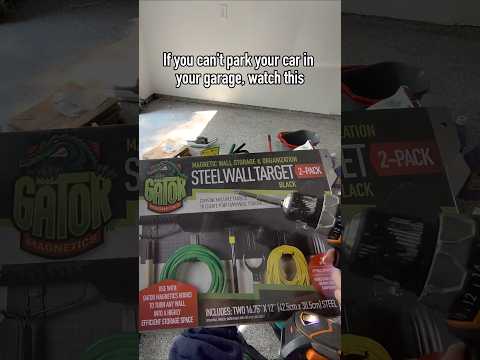 Video: Gator Magnetics Garage Wall Organization System Better Than Track Systems video thumbnail