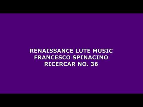 FRANCESCO SPINACINO-RICERCAR NO. 36