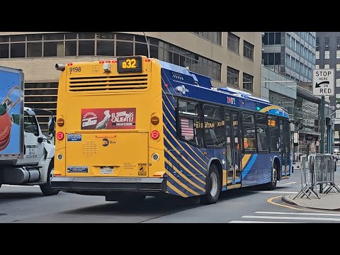 2024 Novabus LFS #9198 as Q32 - Jackson Heights