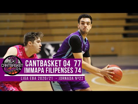Jornada 22 Liga EBA Cantbasket04 77 vs  Immapa Filipenses 74