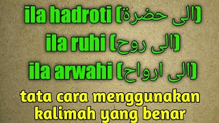 Download lagu ila ruhi ila arwahi ila hadroti mp3