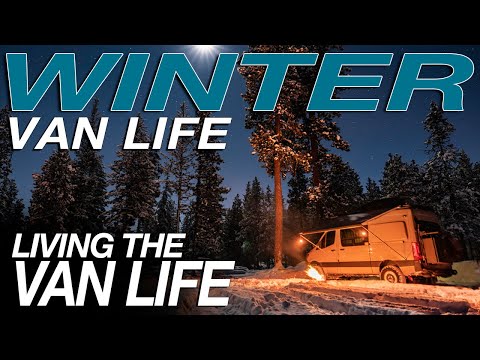 Sub-Zero Winter Weather in A Van | Winter Van Life | Living The Van Life