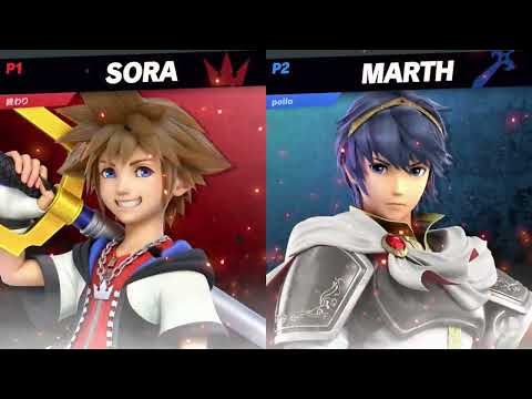 Smash It Up Winners Semis - Ven (Sora) Vs. Pollo (Marth) SSBU Ultimate Tournament