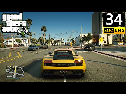 Grand Theft Auto 5 Gameplay Walkthrough Part 34 - GTA 5 PC 4K 60FPS No Commentary