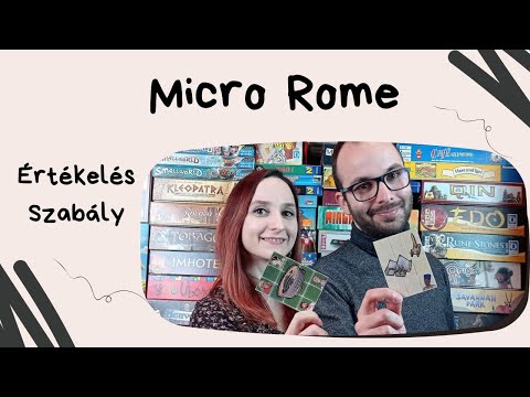 Ebben még sosem nyertünk: Micro Rome + Aegyptus kiegészítő játékbemutató és szabályismertető - Társasozz Okosan!
