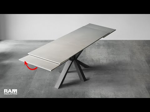 Meccanismo Tavolo N51 – Struttura Allungabile con Aperture Laterali (No Top) | RAM Industrie