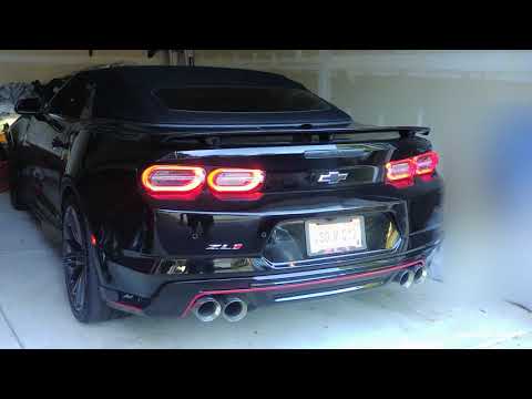 2019 Camaro ZL1 Convertible Magnaflow Muffler Delete
