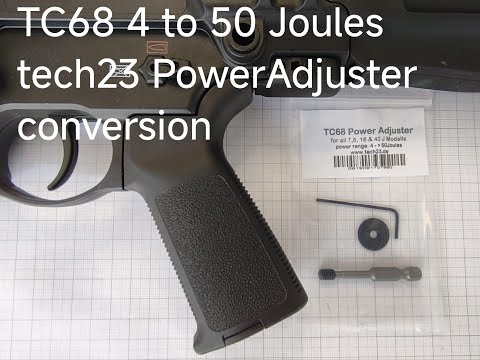 Umarex TC68 Power Adjuster tutorial and general Function exportventil TC 68 4- to over 50 Joules