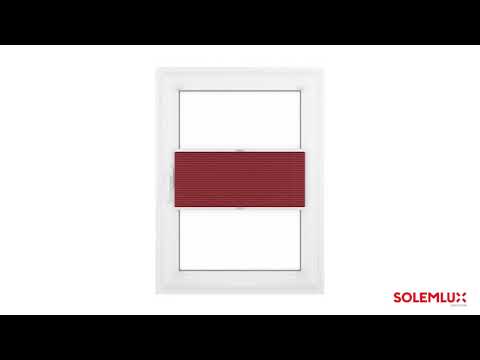 Plisuotos žaliuzės PLI 2406 75cm x 155cm video