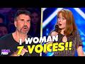 1 Woman Sings In 7 DIFFERENT Voices On AGT Celine Dion Ariana Grande Stevie Nicks MORE