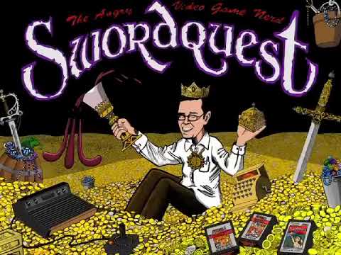 SwordQuest Atari 2600  -  Nerd on MyGameBox - Ultimate Retro Game Review