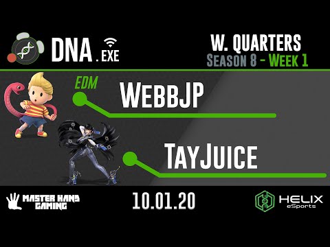 DNA.EXE S8:W1 - EDM | WebbJP (Lucas) Vs. TayJuice (Bayonetta) - W Quarterfinals