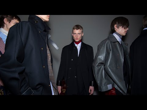 BACKSTAGE: DUNHILL AUTUMN WINTER 2020 RUNWAY SHOW