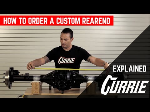 HOW TO ORDER A CUSTOM REAREND | EXPLAINED