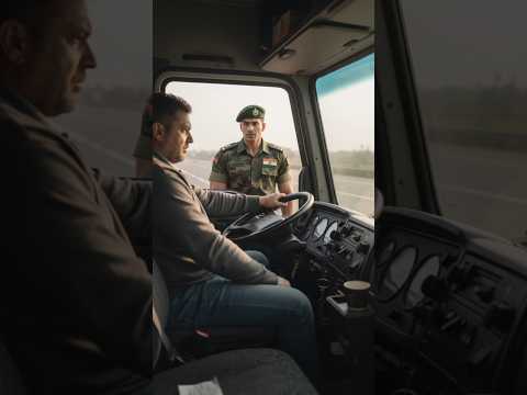 Tired Truck Driver Just Wanted to Sleep 😴 Soldier Suraj’s Simple Act Won Hearts ❤️ #Shorts