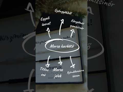 Kódolt üzenet a csuklódon: morze karkötő az egyedi, szívhez szóló ajándék karácsonyra is #karácsony