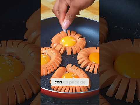 Nuevo Desayuno Delicioso  Receta Fácil con Salchichas y Huevos