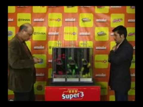 Sorteo Super 3 - Martes 15 de Junio del 2010