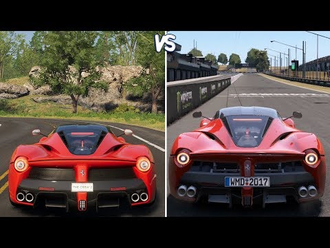The Crew 2 vs Project CARS 2 - Ferrari LaFerrari Gameplay Comparison HD