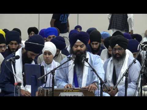 Bhai Nanak Singh Jee (UK) - Raensabaayee Keertan Toronto Smagam July 2016