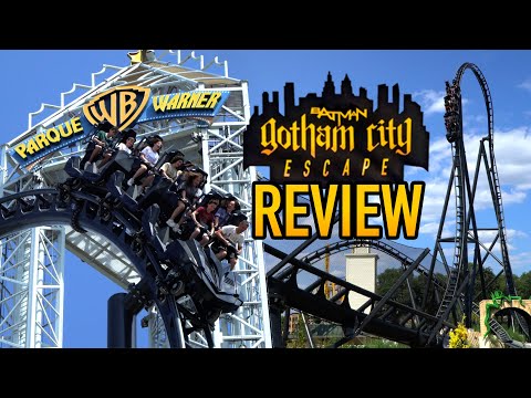 Batman Gotham City Escape Review Parque Warner Madrid | Intamin's Amazing New Multi-Launch Coaster