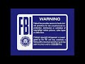 Blue FBI Warning Screens 2000 Present DVD Capture