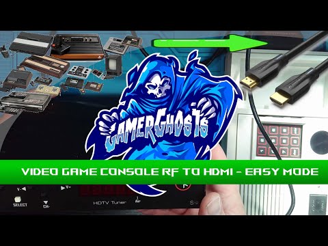 Game Console RF to HDMI - 2600 / Intellivision / Colecovision / Odyssey / 5200 / Atari