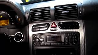 Mercedes Benz W203 C230 KOMPRESSOR HVAC flaps reset