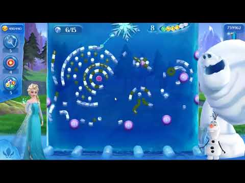 Frozen Free Fall: Icy Shot Level 280 - NO BOOSTERS ☃☃☃