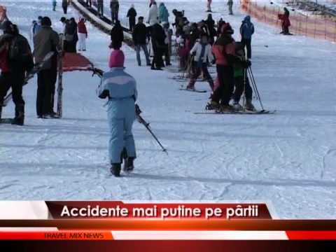 Accidente mai puţine pe pârtii