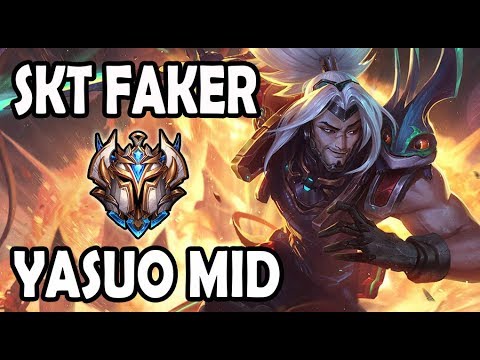 SKT Faker YASUO vs AKALI (Mid) Ranked Challenger Korea