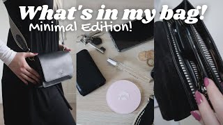 What's in my MINIMAL bag! Small & simple everyday bag!