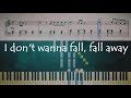 How to play the piano part of Fall Away by Twenty One Pilots