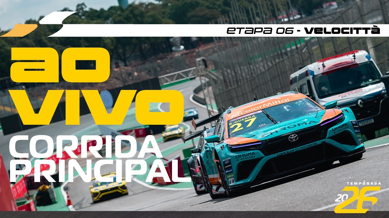 BRADESCO STOCK CAR 2026 AO VIVO | 6ª ETAPA - CORRIDA PRINCIPAL | VELOCITTA - MOGI GUAÇU, SP