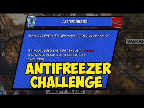 LEGO Marvel Superheroes 2 - Antifreezer Challenge (All Frozen Civilians Locations)