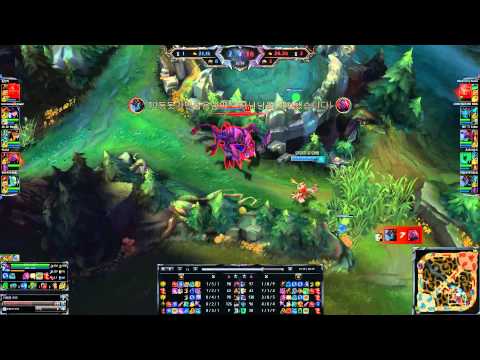 SKT T1 Faker   Cho'Gath vs Cassiopeia   Jin Air Kuzan, KR LOL SoloQ Highlights