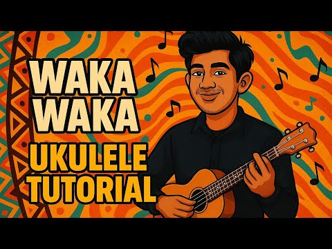 waka waka ukulele tutorial | waka waka ukulele play along | Sandy The Rock