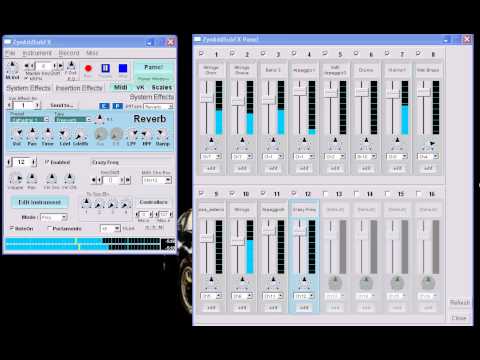 ZynAddSubFX Demonstration - Wild Cat in Space
