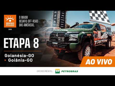 🔴 AO VIVO | Etapa 8: A Grande Final – Goianésia a Goiânia – Sertões Petrobras 2026
