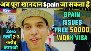 SPAIN WORK VISA FOR INDIANS & NON EU | JOBS IN SPAIN FOR INDIANS